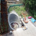 <p>橋脚の基礎掘削状況<br />平成28年5月31日</p>
<p>橋脚の基礎掘削状況<br />平成28年5月31日</p>