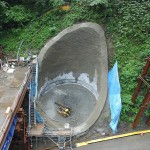 <p>竹割型構造物掘削工 全景<br />平成28年6月末</p>
<p>竹割型構造物掘削工 全景<br />平成28年6月末</p>