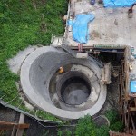 <p>橋脚の基礎掘削状況<br />
平成28年7月1日</p>
<p>橋脚の基礎掘削状況<br />
平成28年7月1日</p>